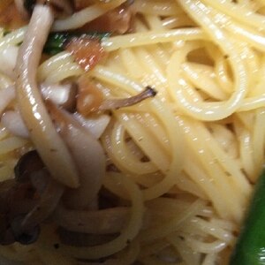 きのこの和風パスタ